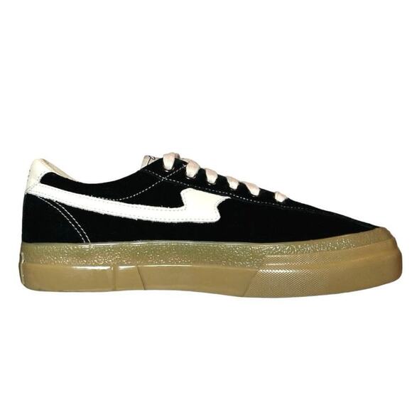 SWC Men’s Dellow S-Strike Suede Shoes Black/White/Gum Size 41-M-8, W-10